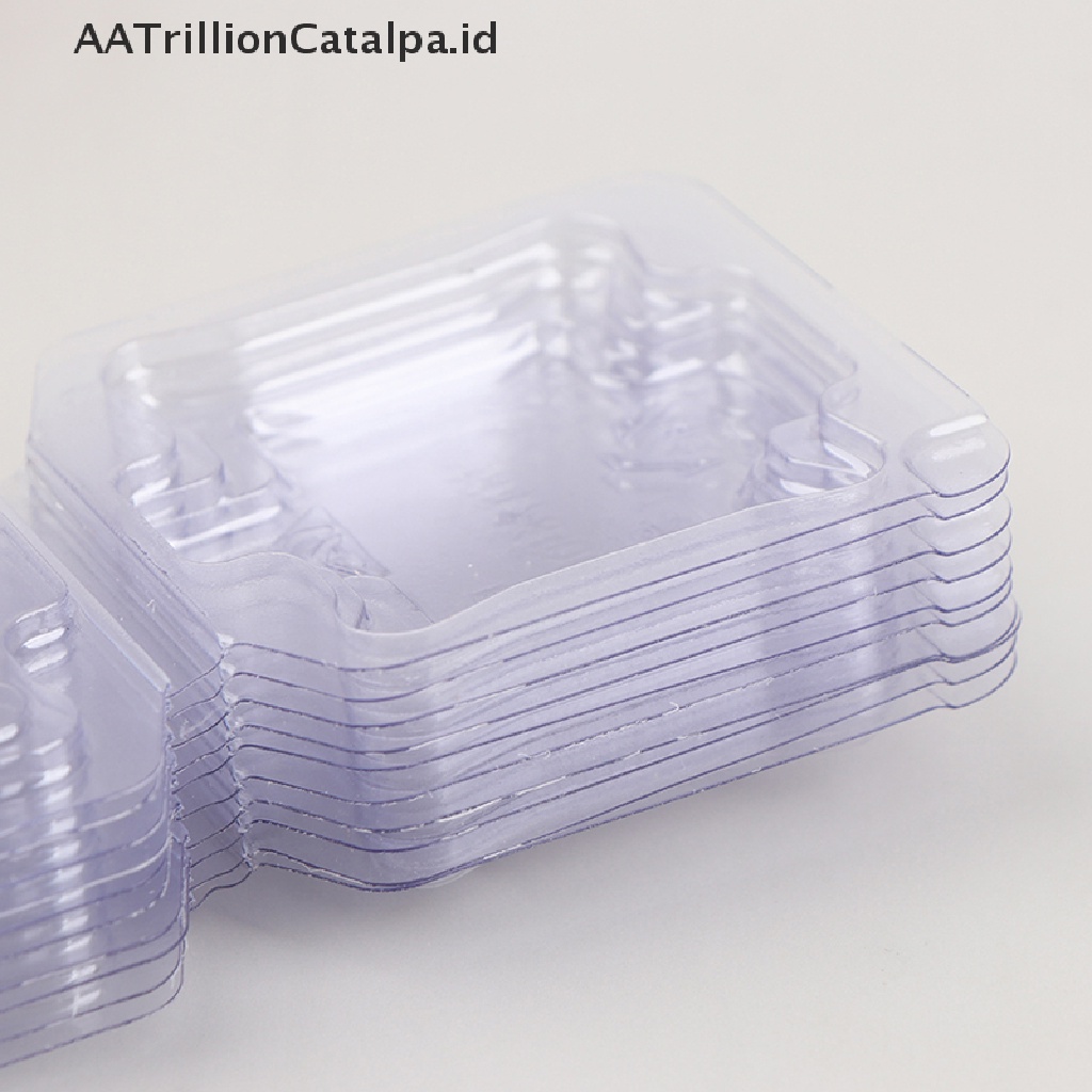 Aatrillioncatalpa 10Pcs Kotak Case Pelindung CPU Bahan Plastik