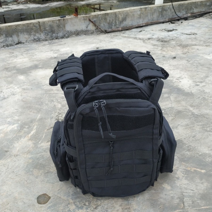 blackmamba flashmod dan waterbag rompi tactical bodyvest