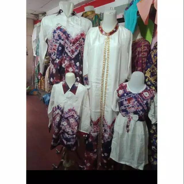 Model Baju Gamis Bahan Jumputan Palembang Hijabfest