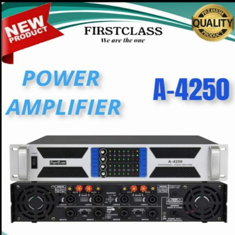 Power Amplifier FirstClass A-4250 A4250 4 Channel Original