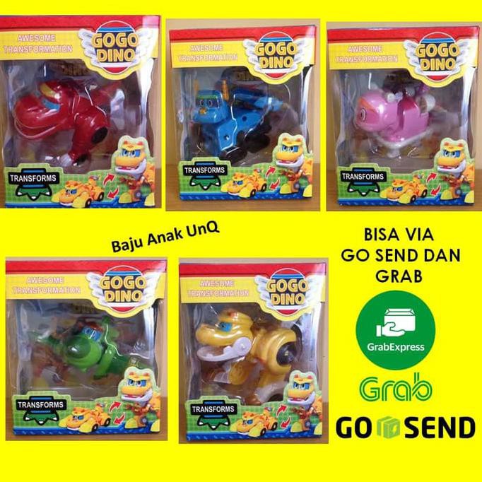 MAINAN ANAK GOGO DINO GO GO DINO GOGODINO ROBOT DINOSAURUS