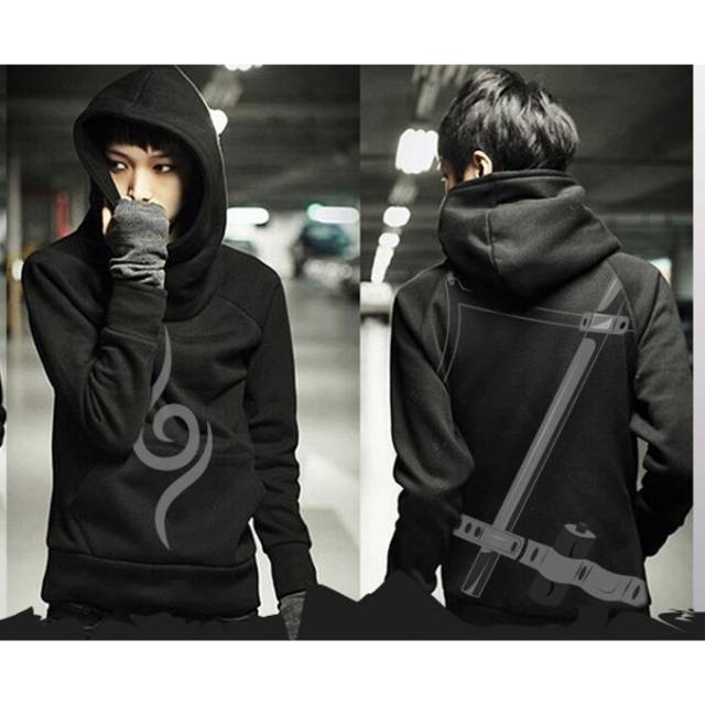 Jaket sweater anime anbu sword harajuku ninja