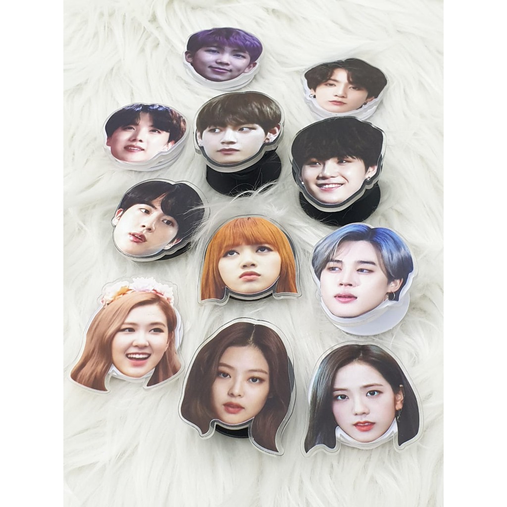 Popsocket Akrilik Custom Muka | Phone Case Holder Akrilik | Popsocket Custom