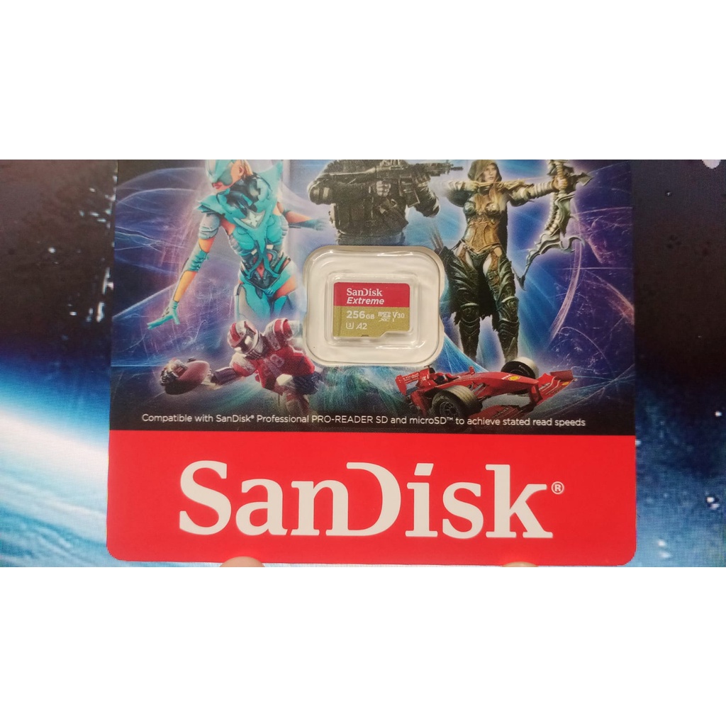 SanDisk Extreme 256GB A2 160MB/s MicroSD Card