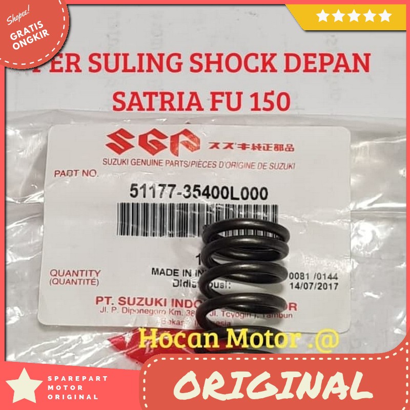 Per Suling Shock Sok Depan Suzuki Satria Fu 150 Asli Sgp Original
