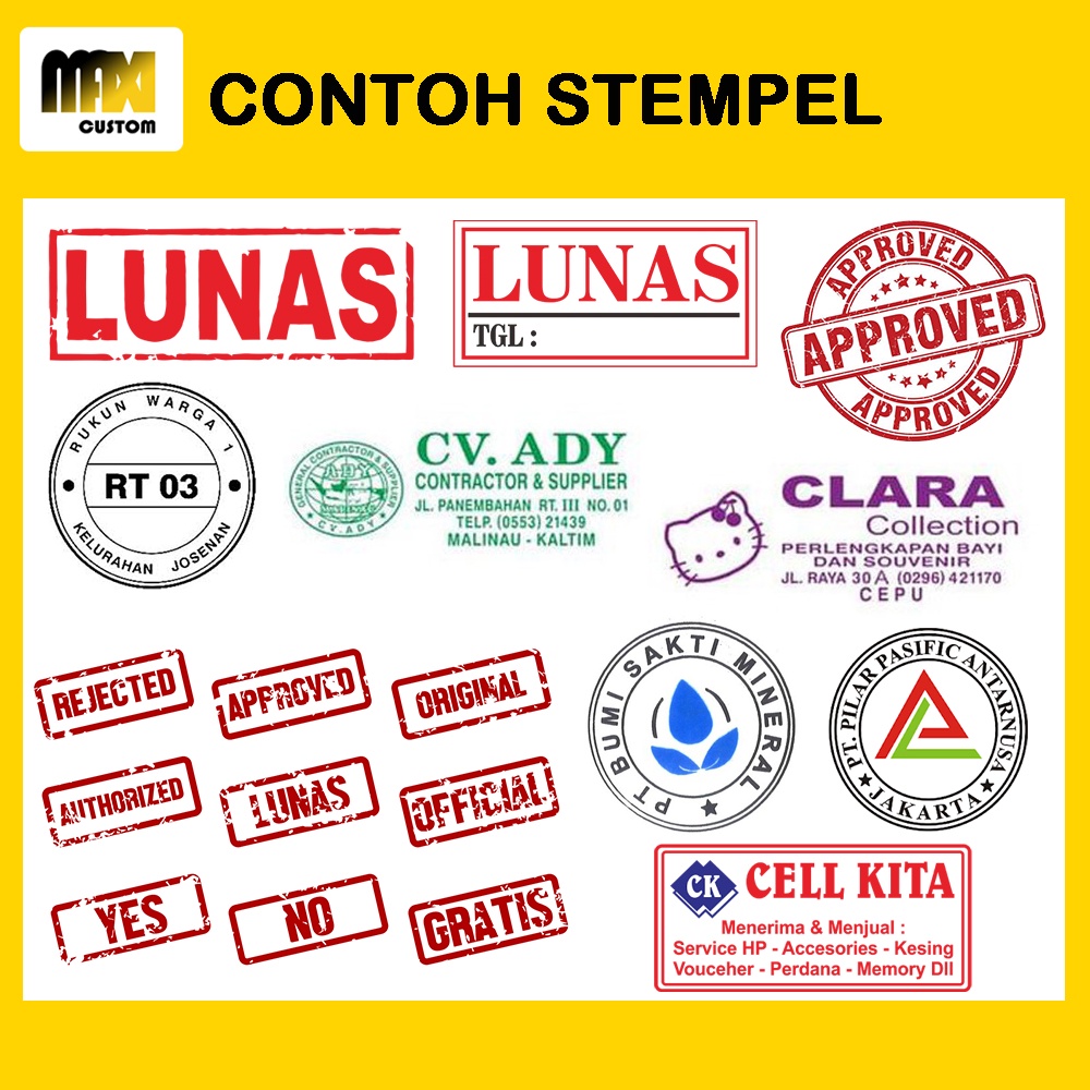 

Stempel, stempel custom, stempel nama, stampel custom, stempel murah, stempel perusahaan