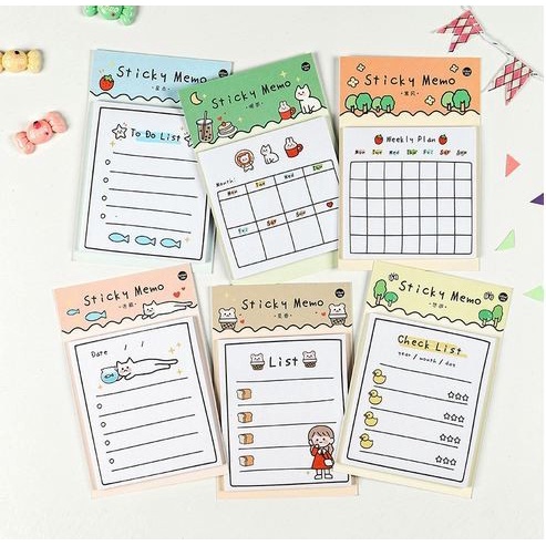 Sticky Memo - Week Planner Series