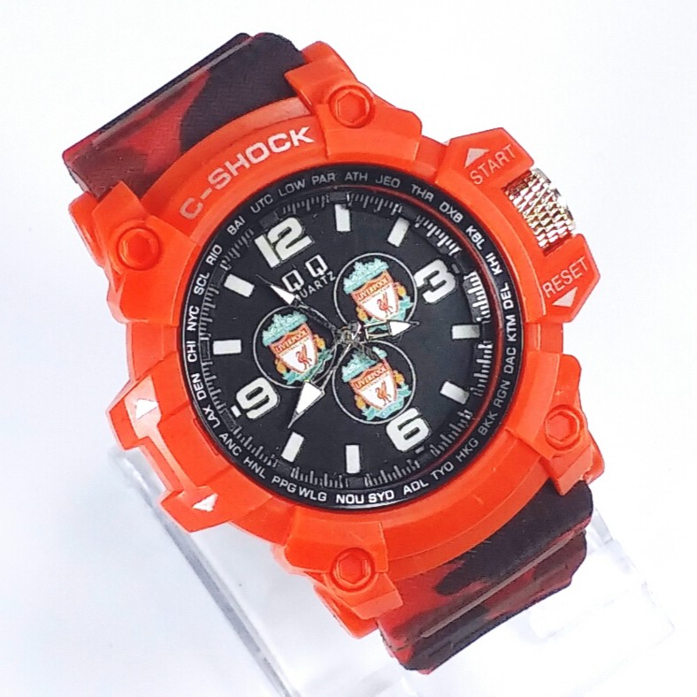 [LIMITED EDITION] JAM TANGAN LIVERPOOL STRAP ARMY MERAH