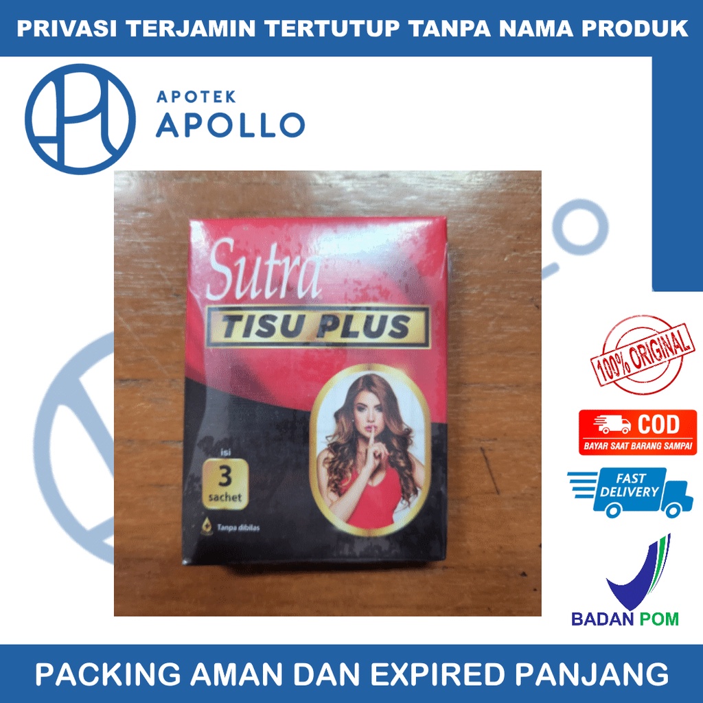 SUTRA TISU PLUS ISI 3 SACHETS TISSUE MAGIC PRIA