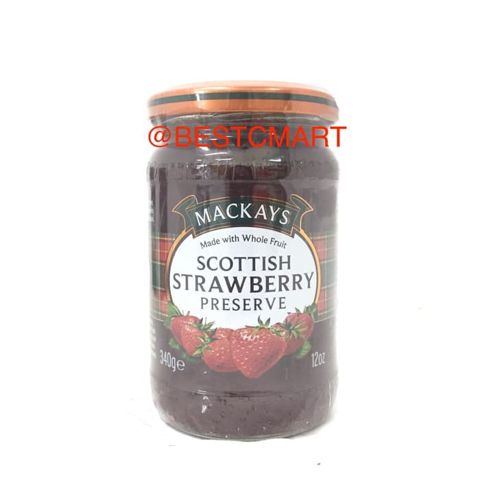 

MACKAYS SCOTTISH STRAWBERRY JAM 340GR