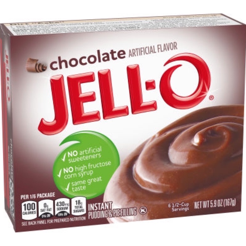 

JELL-O CHOCOLATE PUDING 5,1OZ 167GR (NON HALAL)