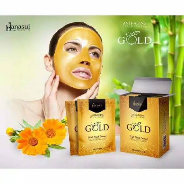 Masker Naturgo GOLD Hanasui Anti Aging