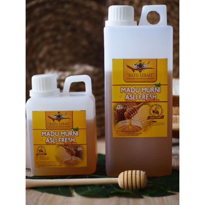 

MADU MURNI ASLI RATU LEBAH FRESH RAW HONEY 1/2 KG MELIFERA