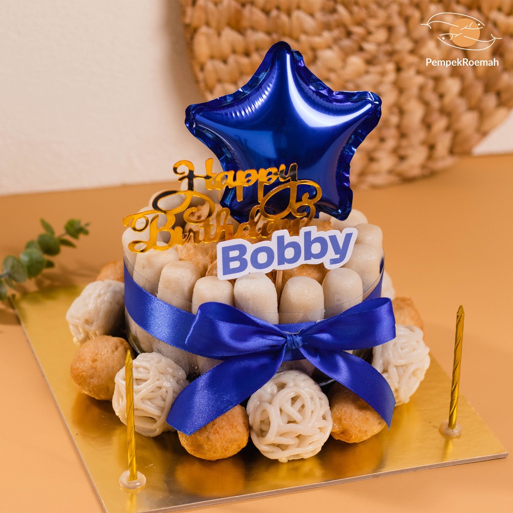 

Kue Ulang Tahun Pempek Roemah - Pempek Tower Cake isi 20 pcs
