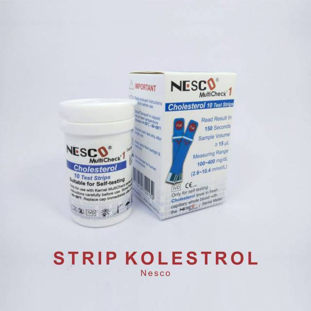 Strip Kolesterol Nesco / Nesco Cholestrol Refill Strip