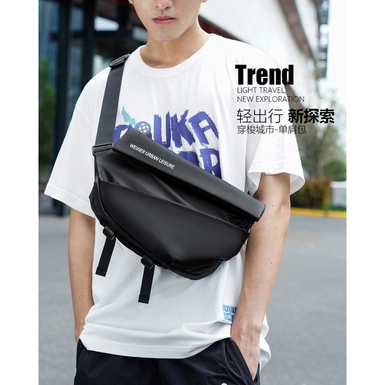 WEIXIER D233 - Urban Leisure Crossbody Chest Bag - Tas Selempang Pria