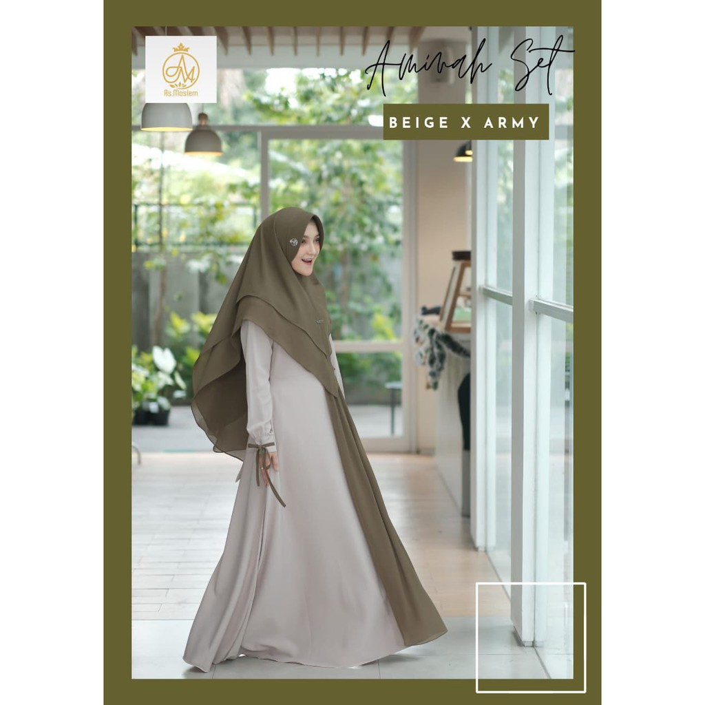 AMINAH SET BY AS MOSLEM[GAMIS SYAR'I MURAH]