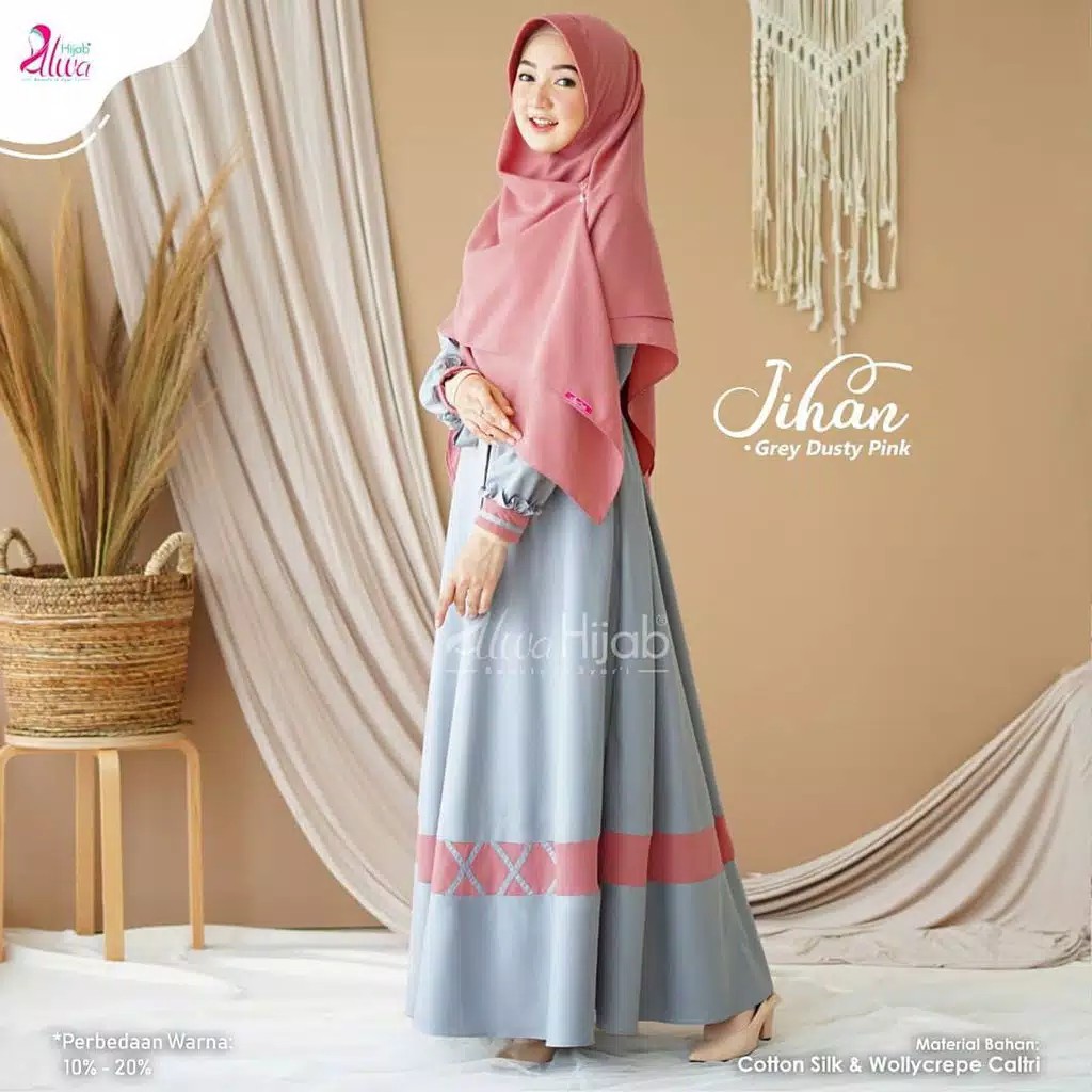 DISKON - JIHAN SYARI - FLOTTILICIOUS / DRESS MUSLIM / GAMIS MUSLIM / GAMIS MURAH / GROSIR BAJU ONLINE