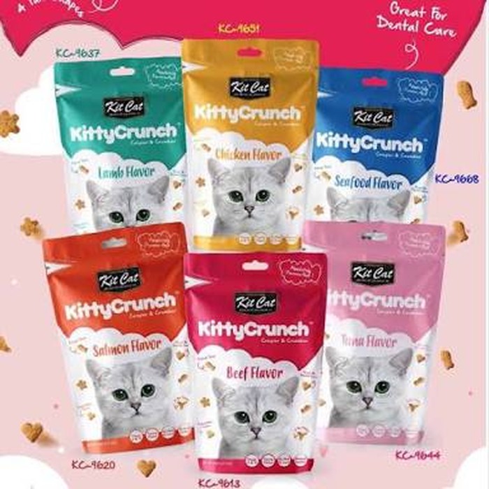 Snack Kucing KIT CAT KITTY CRUNCH 60 Gram  Shopee Indonesia