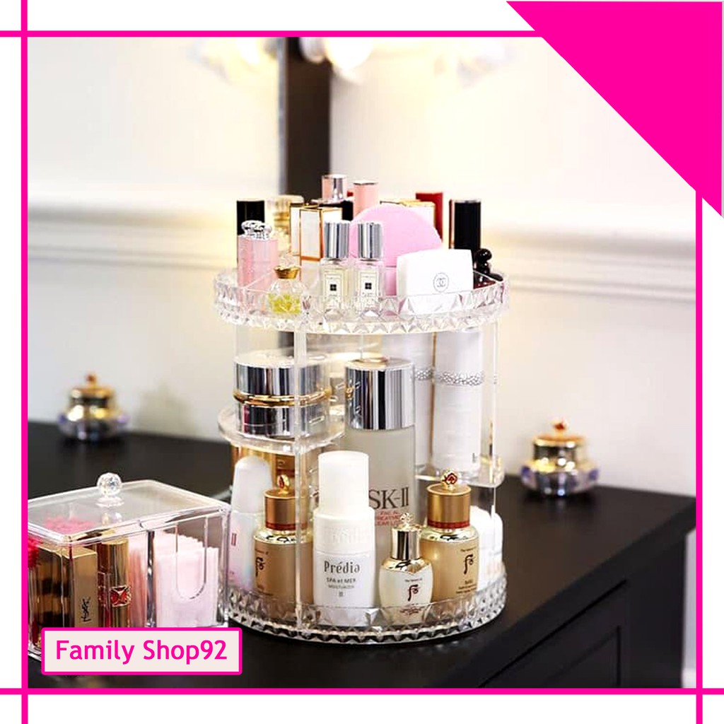  Rak  Organizer Kosmetik  Makeup Putar Rak  Kosmetik  MakeUp 