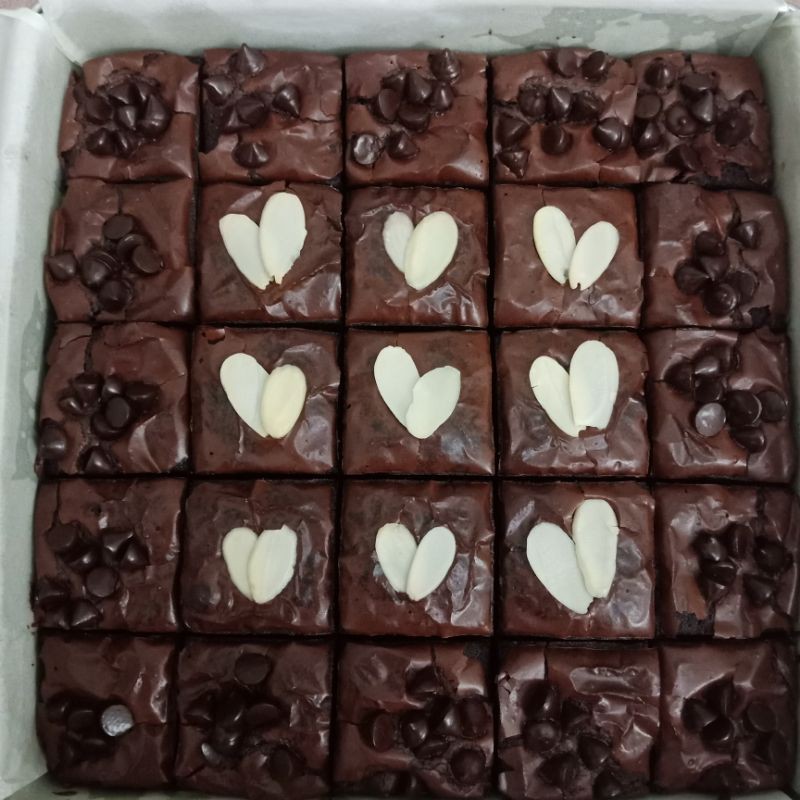 

Brownies Sekat / Fudgy Brownies 20X20