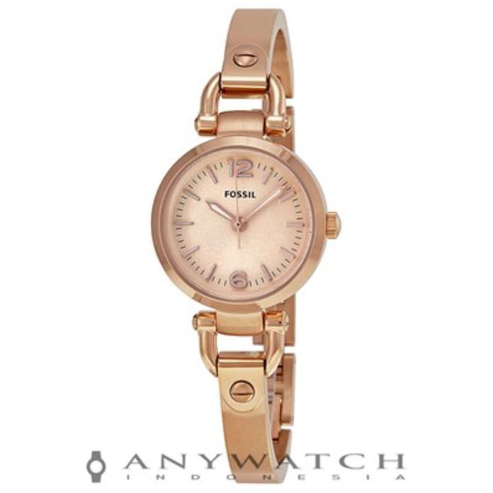 Stok Terbatas Fossil Es3268 Georgia Mini Rose Tone