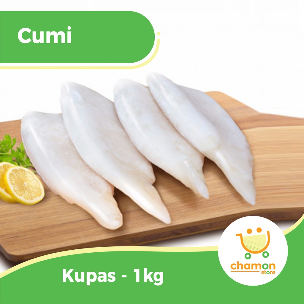 

Cumi Kupas Frozen / Beku per 1kg - Kualitas Export