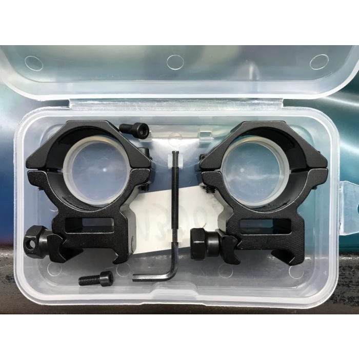 Mainan / Scope Mount Mounting M3002 30Mm See Thru 7/8" Weaver 20Mm Picatinny Kualitas Terbaik