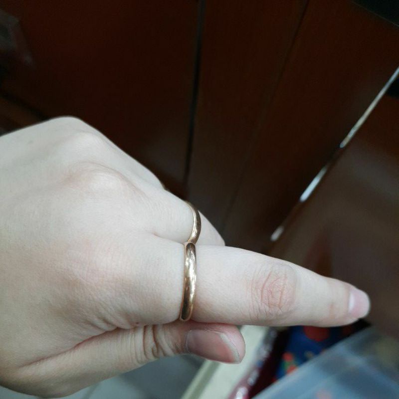 cincin ring polos ukuran 18