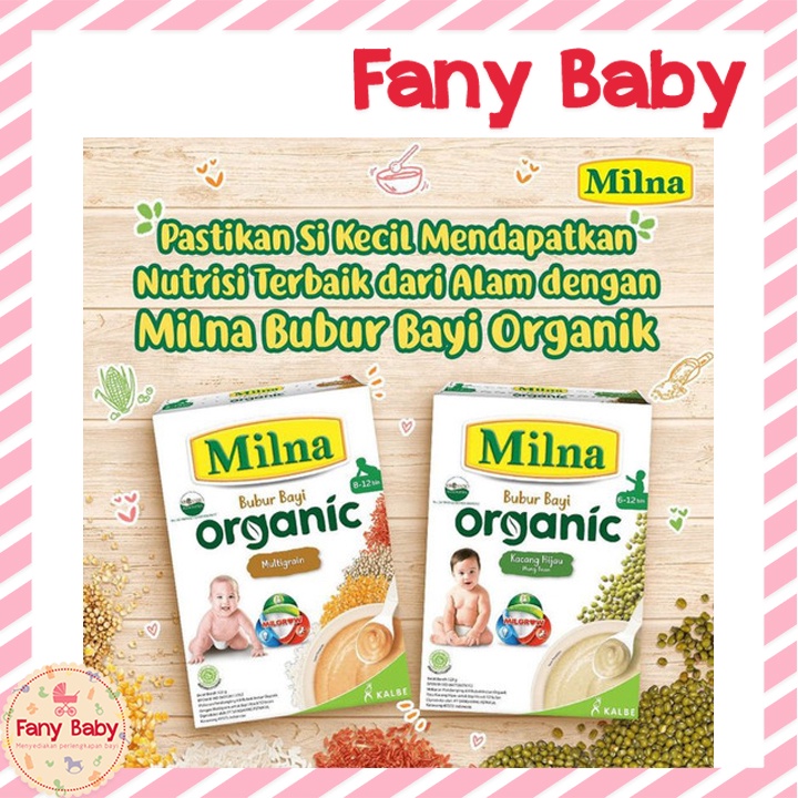 MILNA BUBUR BAYI ORGANIC 6-12BLN 120GR