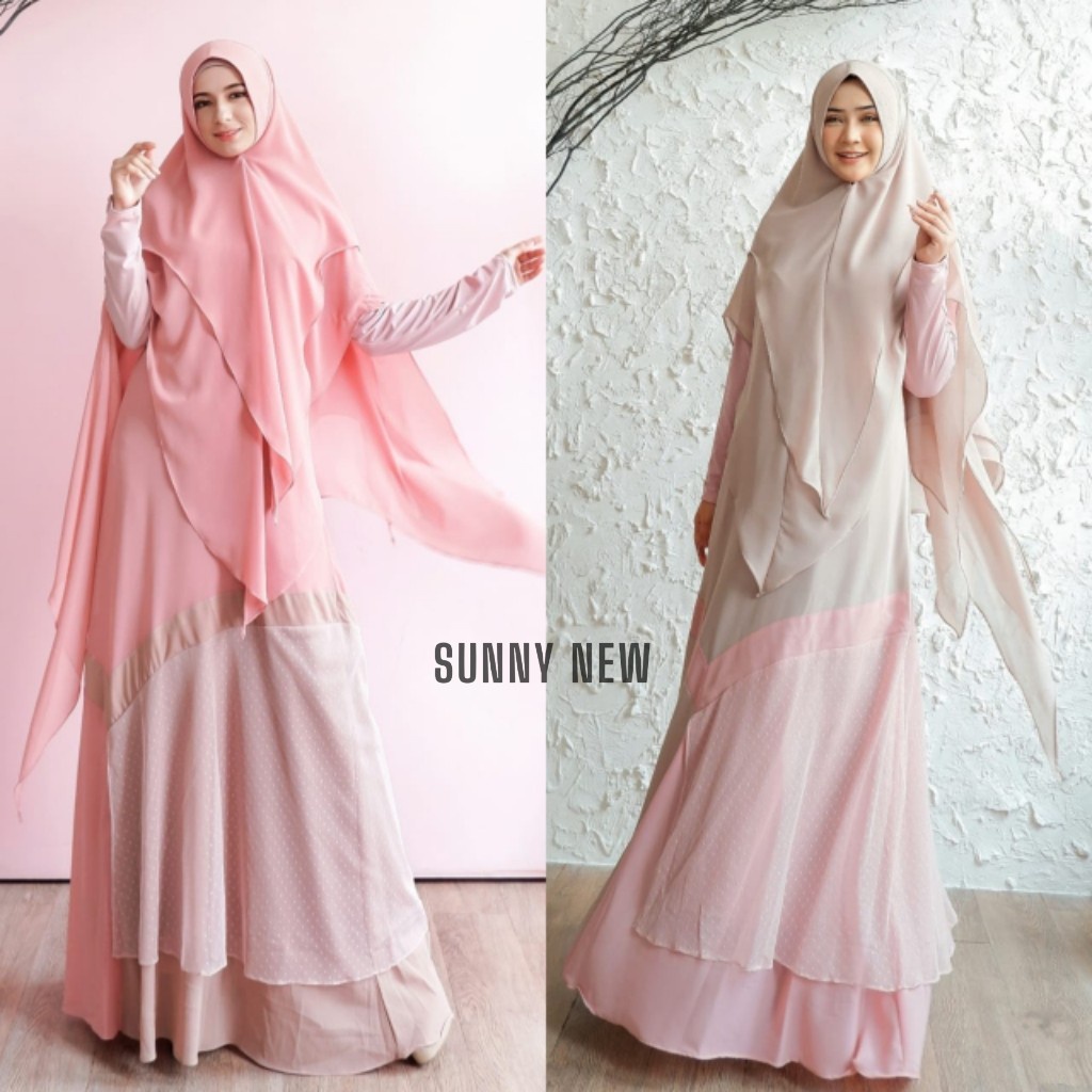 SUNNY MANIS by Viendra (Gamis syari, gamis murah, gamis set, dress pesta, gamis simple)