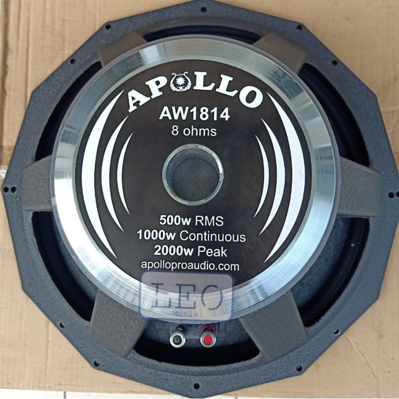 APOLLO COMPONENT SPEAKER AW1814 SUBWOOFER 18 INCH