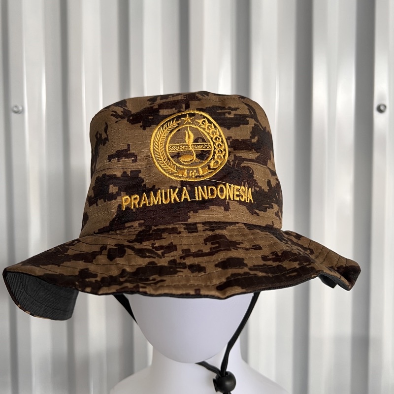 Topi Rimba Loreng Pramuka Indonesia