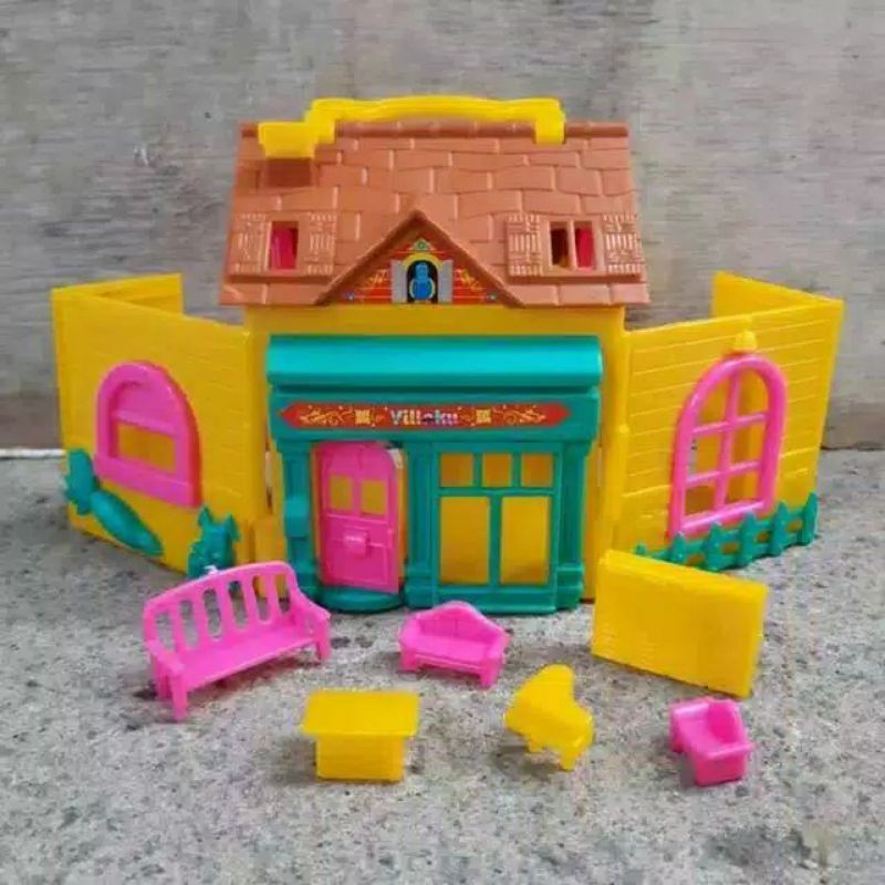 MAINAN RUMAH RUMAHAN VILLAKU BAGUS MINI CANTIK EDUKATIF