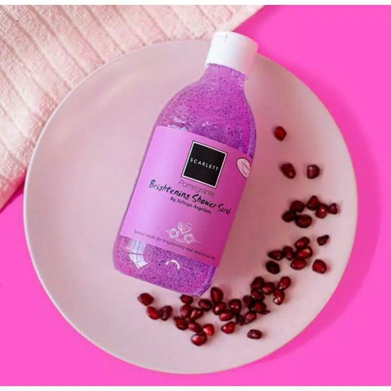 Scarlett Shower Scrub 300 ml Sabun Mandi 330 ml