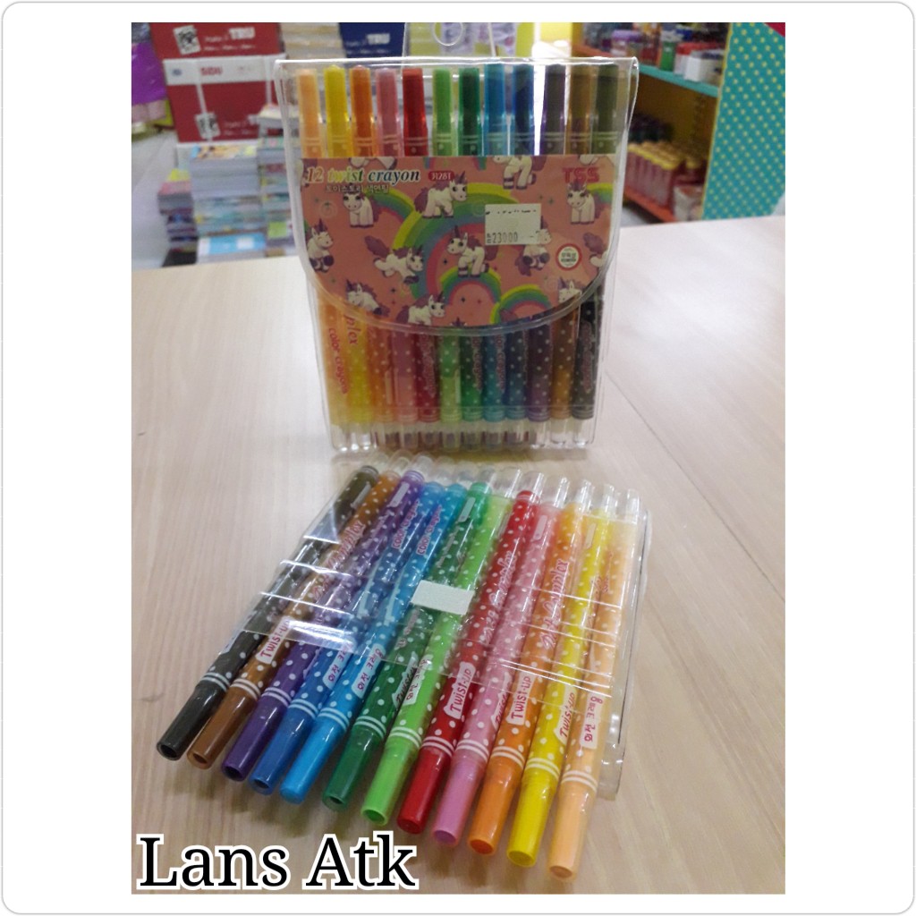 

Crayon Putar 3128T 12 Panjang Warna / 12 Twist Crayonn