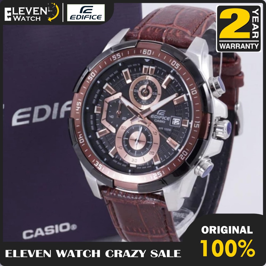 Jam Tangan Casio Pria Edifice EFR-539L-5AVUDF / EFR539L-5AVUDF  Garansi 2Th
