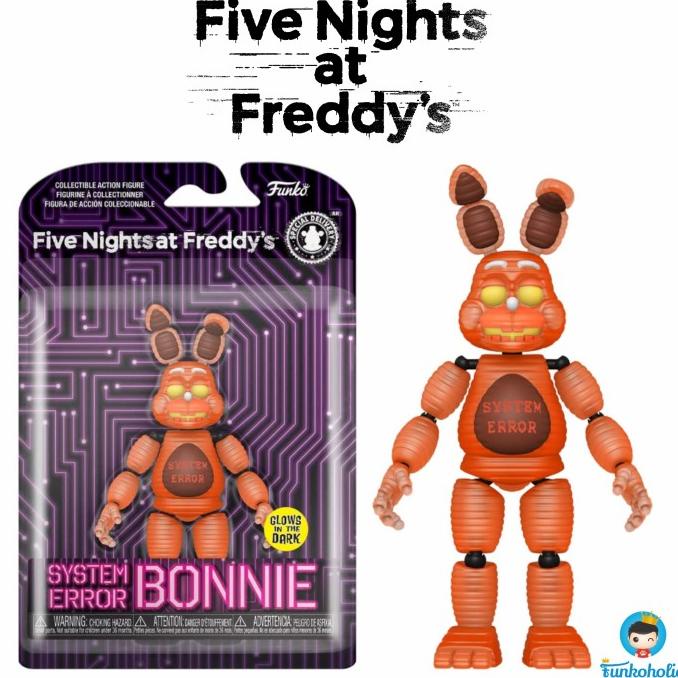 Funko Articulated Action Figures FNAF - System Error Bonnie (Glow)