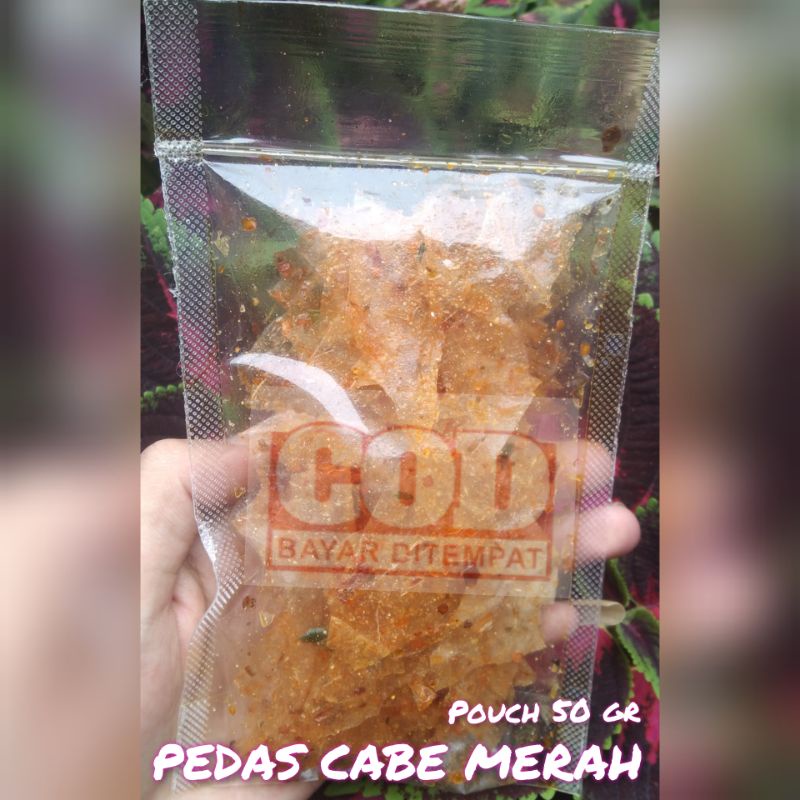 

keripik kaca pedas cabe merah 50gr