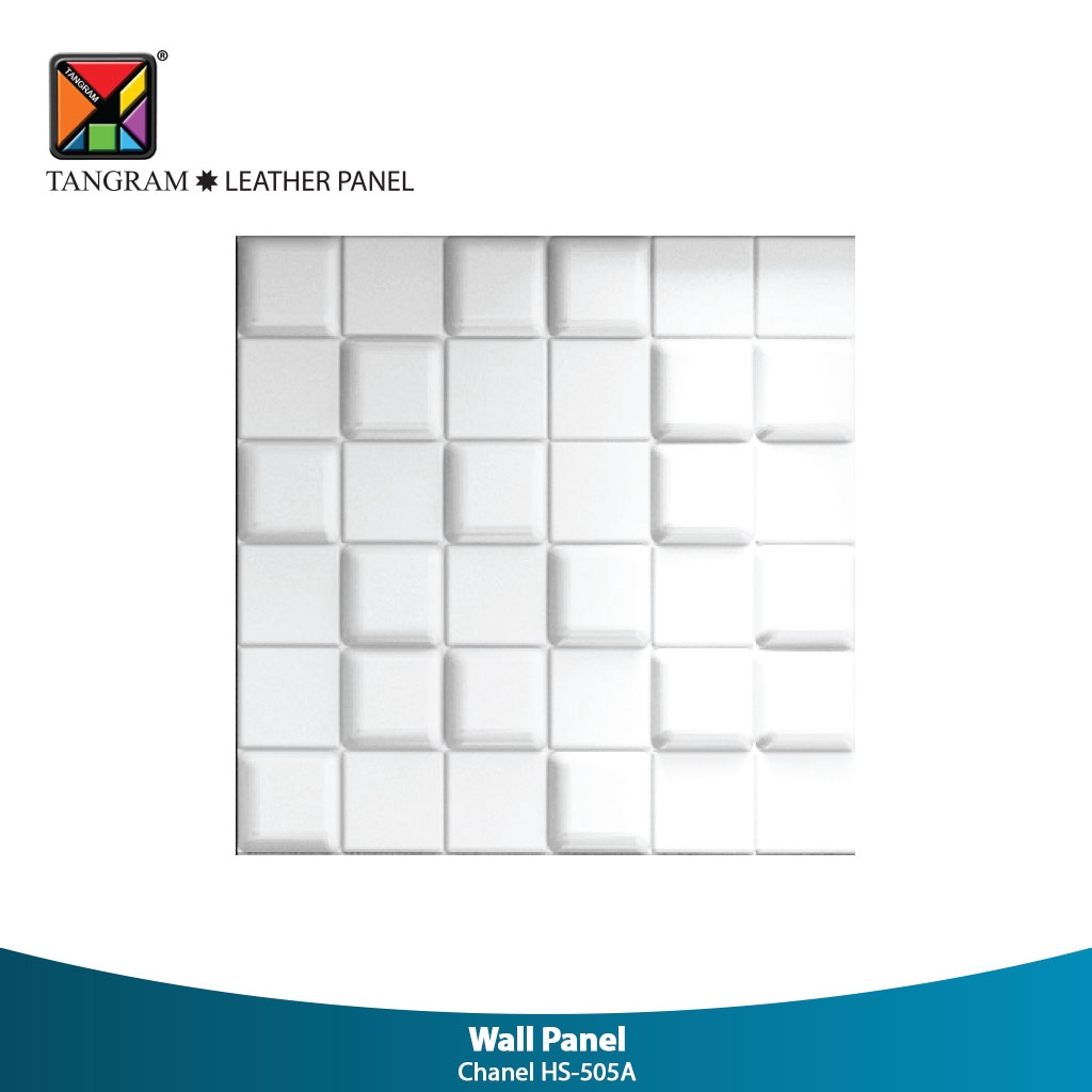 Tangram Leather Wall Panel Chanel Hs 505a 60x60cm Shopee Indonesia