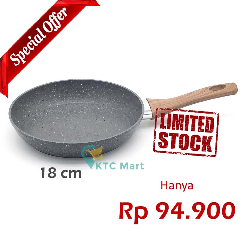 [SPECIAL] Frypan Marble Anti lengket PROMO | Premium Cookware | Penggorengan Frypan Granite