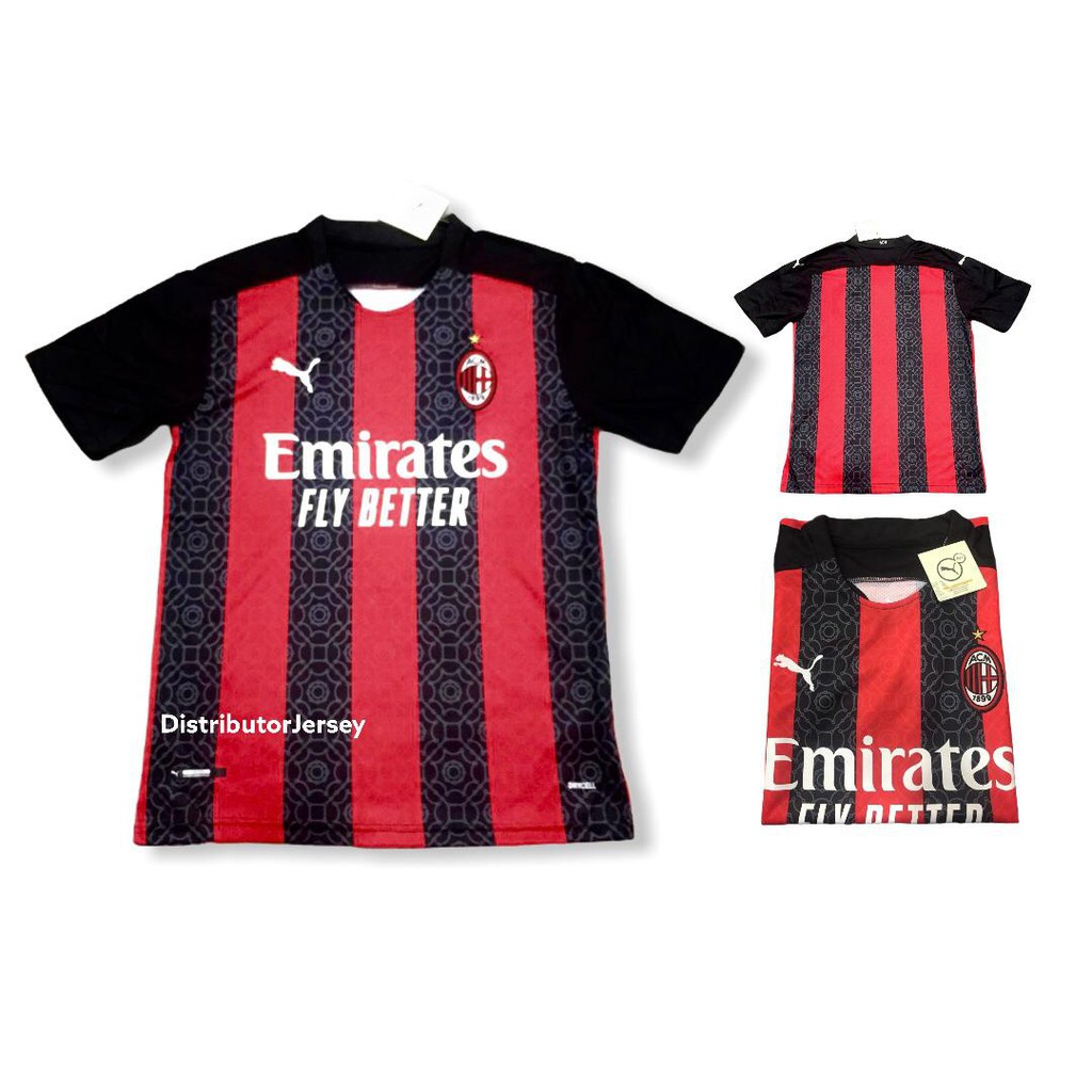 Jersey Sepak Bola Milan Home 2021 Grade ori | Shopee Indonesia