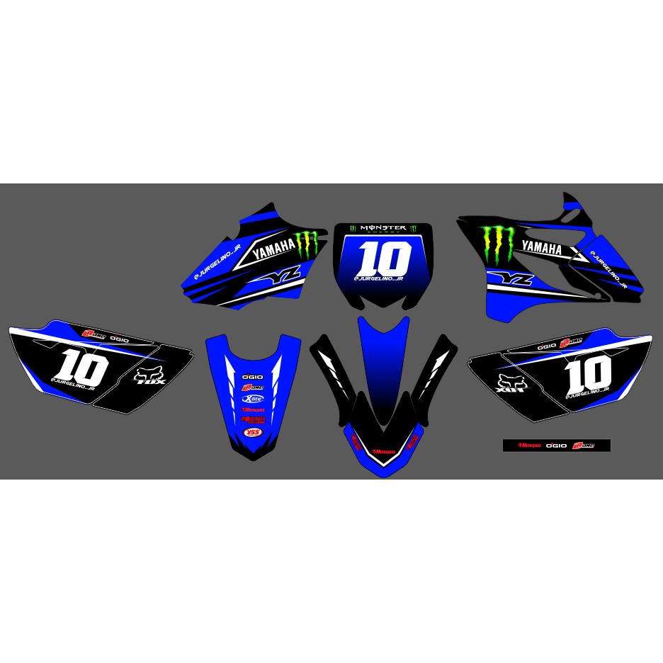Decal yz 125 new full body