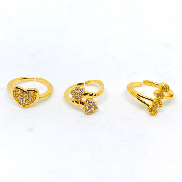 Cincin anak // cincin lapis emas//cincin anak permata//cincin //fasion anak