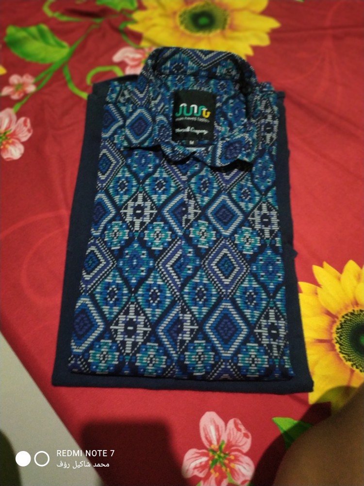 Kemeja Batik Pria Lengan Panjang Exclusive Kemeja Batik Cowok Kerja Kantoran Batik Stretch 1006