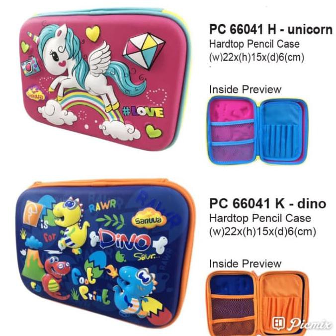 

DISKON Tempat Pensil Anak Smiggle Look A Like Motif Timbul 3D DR482