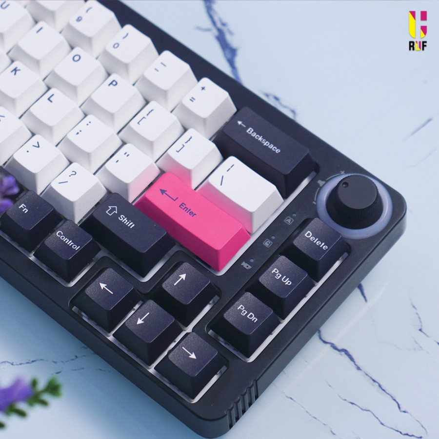RUF SERRA68 - 65% Stylish Wireless Mechanical Keyboard with Knob - Gateron Yellow