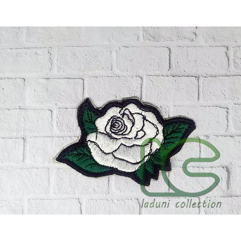 Patch Bordir BUNGA | Patch Bordir BUNGA ROSE