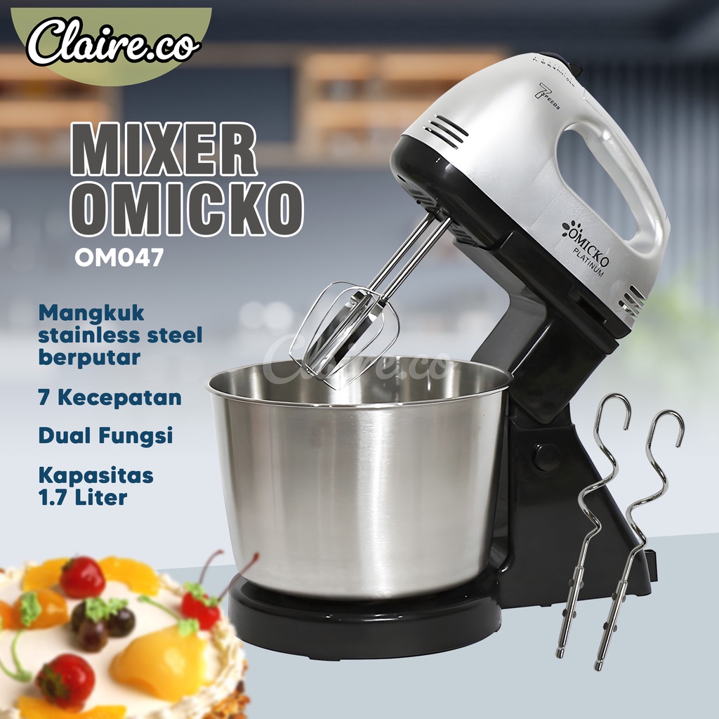 MIXER OMICKO / MIXER DUDUK / MIXER PENGADUK ADONAN DENGAN 7 KECEPATAN