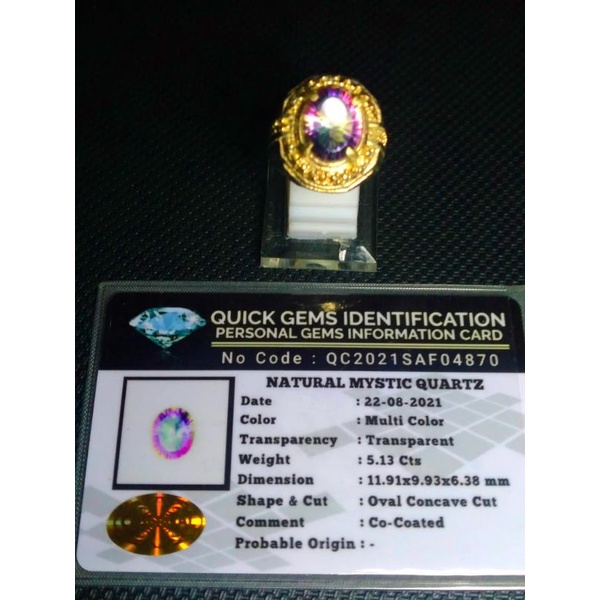 Cincin Mystic Quartz